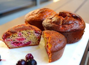 low carb berry muffin