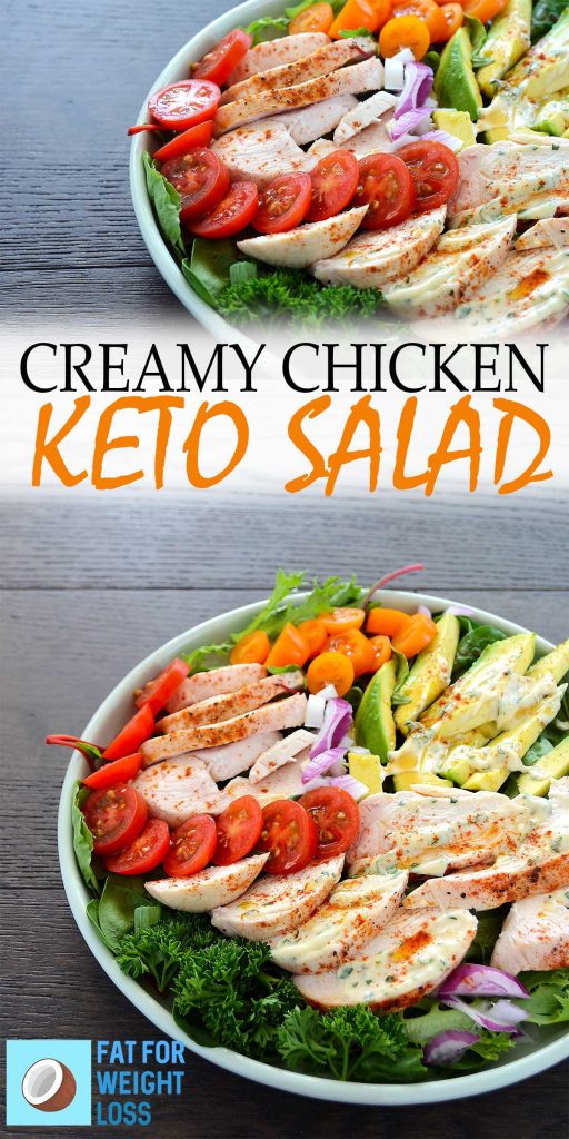 Creamy Chicken Avocado Salad