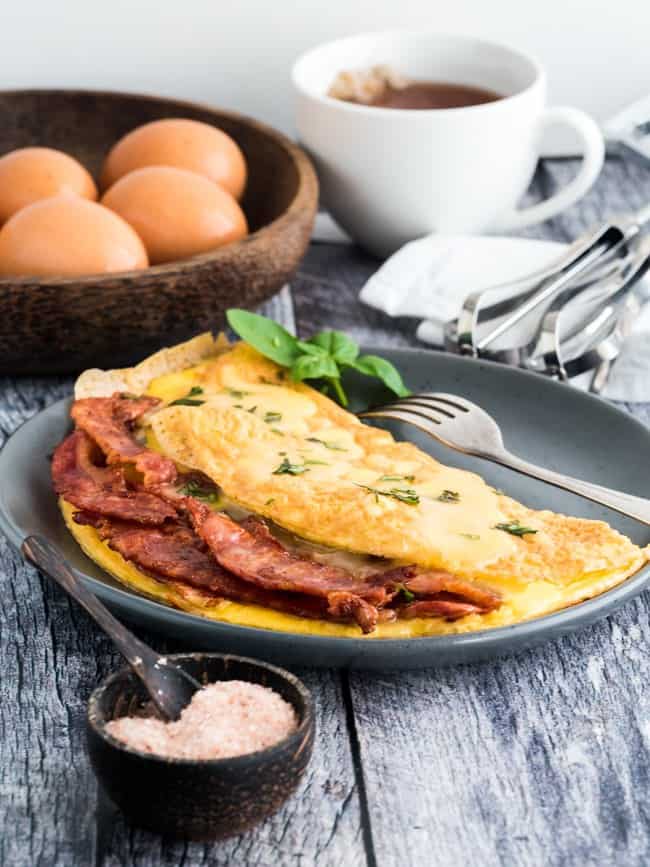 Cheesey Bacon Omelette