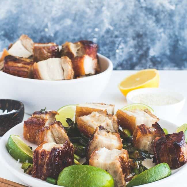 Pork Belly with Green Onion
