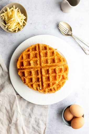 Easy Keto Chaffles Recipes - Cheese Waffles - Only 2 Ingredients